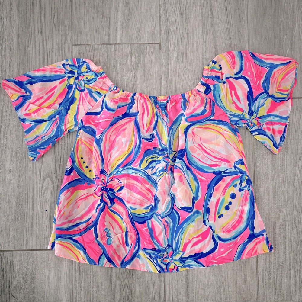Lilly Pulitzer Sain Top in The Sunny Side, Small, NWT